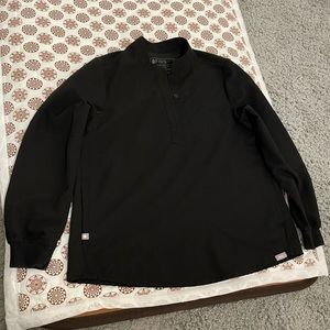 Figs RARE Rafaela Long Sleeve Remix Top Black XXS❣️Gently worn.